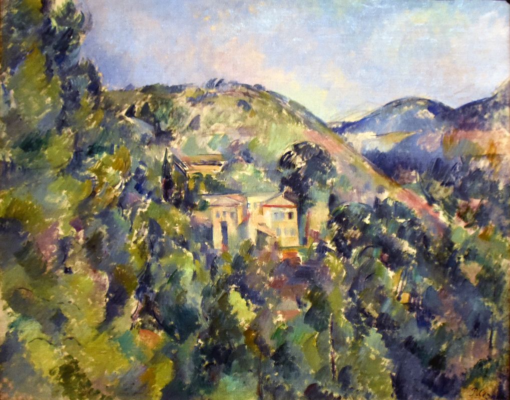 Paul Cezanne 1880s Late View of the Domaine Saint-Joseph From New York Metropolitan Museum Of Art At New York Met Breuer Unfinished